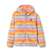 Kids Quest Fleece Plush Hooded Jacket - Print - ROYAL LILAC