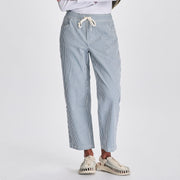 Women's Softened Legend Wash Tie Front Pants - Blue Smoke