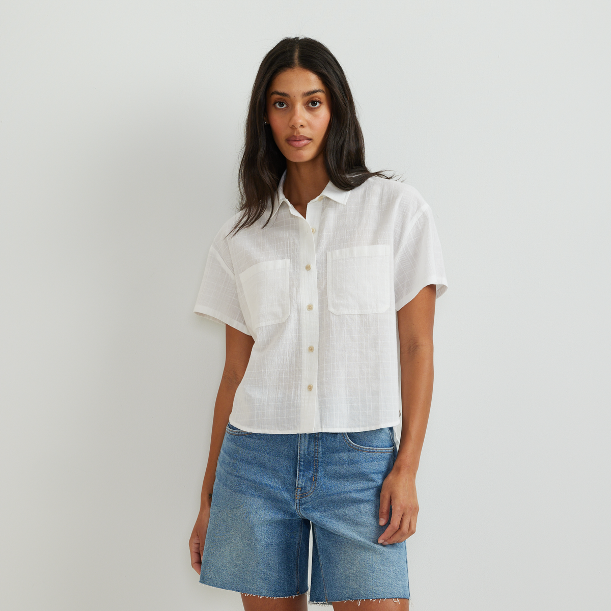 Women's Destination Utility Shirt - White