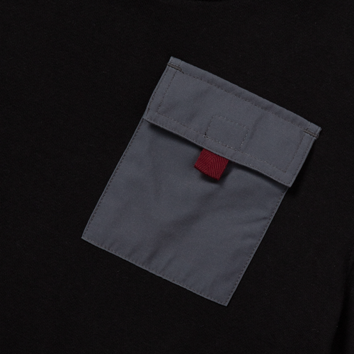 Boys Camp Fleece Pocket Crewneck