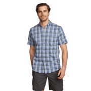 Men's Voyager Flex Short-Sleeve Shirt - Blue Smoke