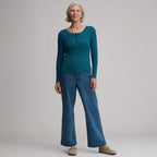 Women's Softline Rib Long-Sleeve Henley