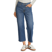 Women's Authentic Everyday High-Rise Cropped Jeans - Indigo Blue