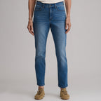 Women's Venture Stretch High-Rise Straight Leg Jeans