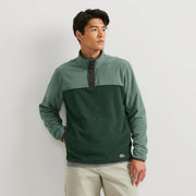 Men's Chutes Fleece Snap Mock Pullover - Juniper