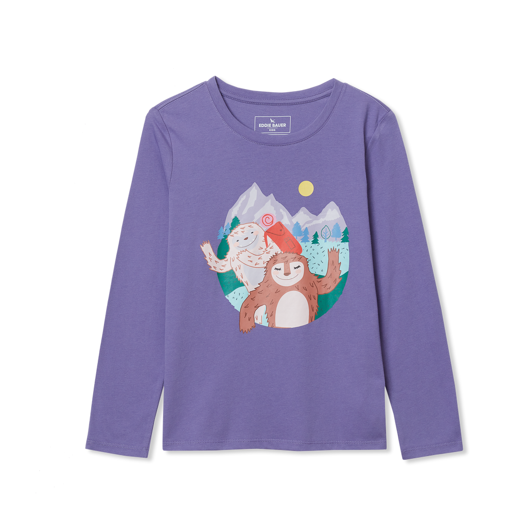 Girls Graphic Long Sleeve Tee